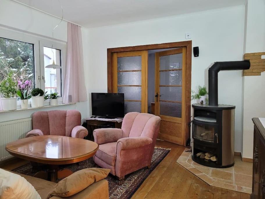 Gaestewohnung " Am Harsdorf " Magdeburg Luaran gambar